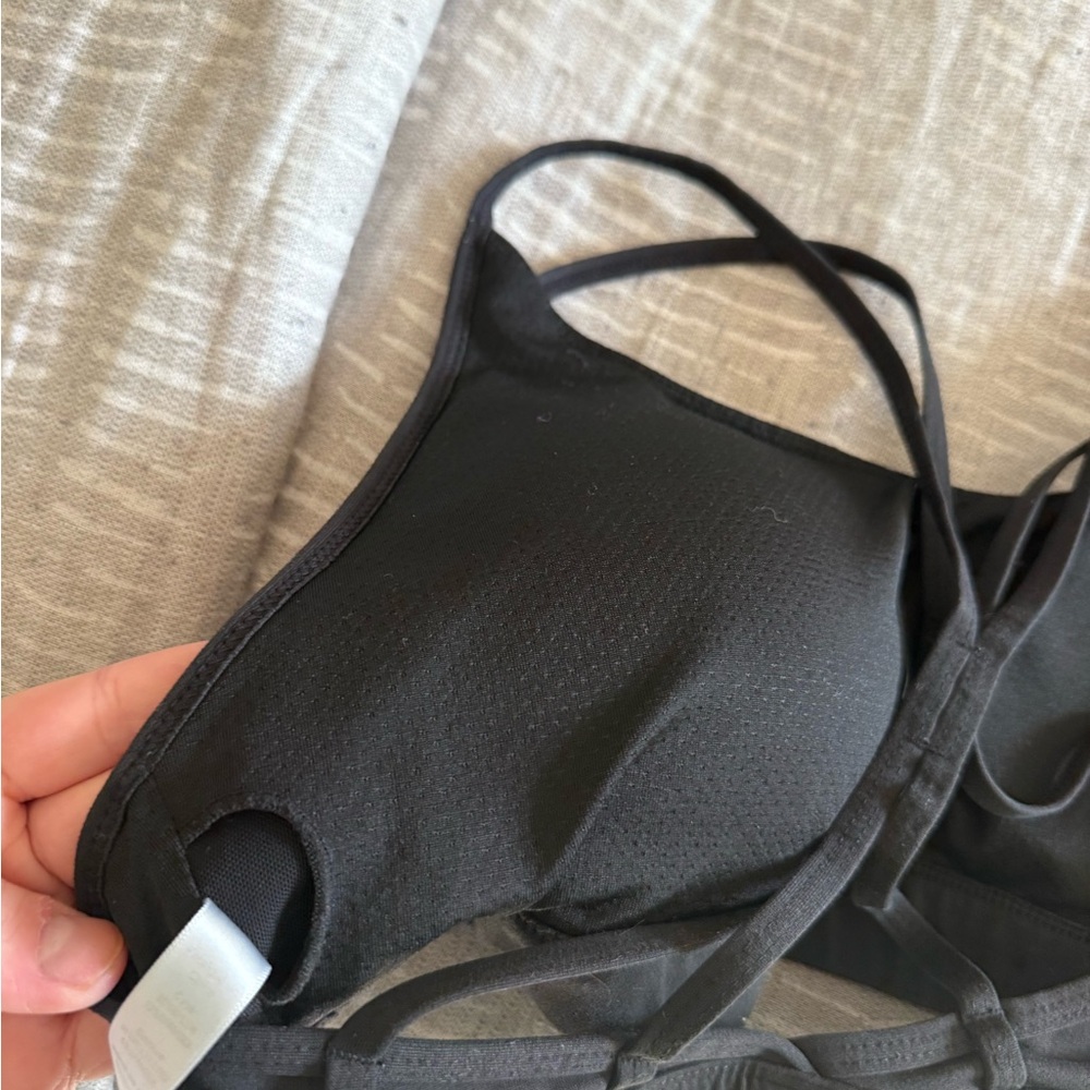 Everyday Black Strappy Sports Bralette